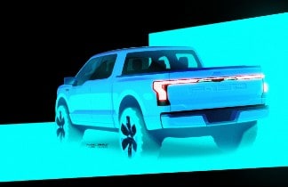 F-150 Lightning Exterior Sketch 2